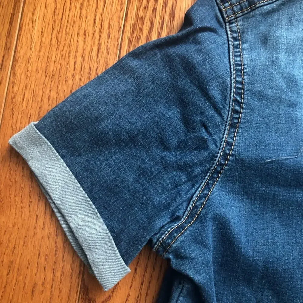 Joe's Jeans Kids The Mavis Blue Denim Jumper (Big Kids) Girl's Size XL